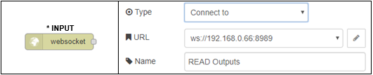 WebSocket Node input